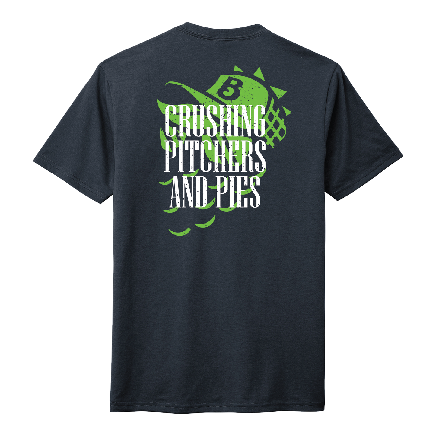 Crushing Pitchers and Pies Tee | Navy