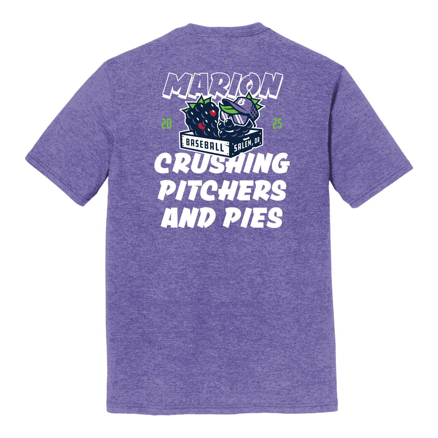 Crushing Pitchers and Pies Tee | Purple