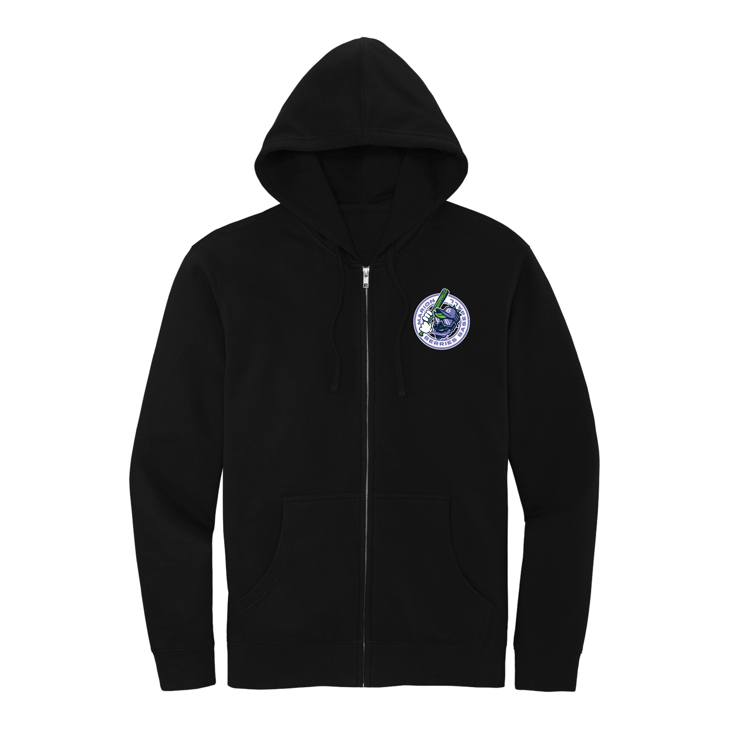 Berries Zip-Up | Black