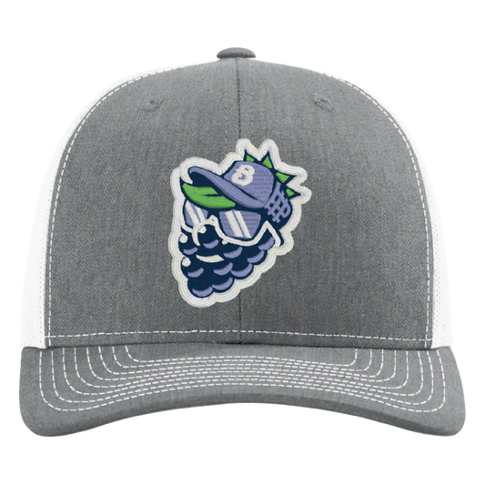 YOUTH - Heather Grey/White Trucker Cap
